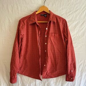 Vintage Style Workwear Flannel | Retro Gingham Checkered Shirt
